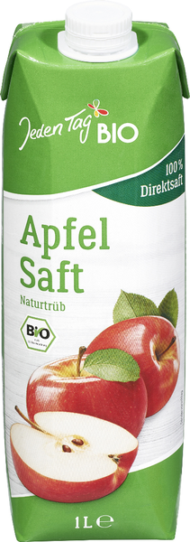 Jeden Tag Bio Apfelsaft Naturtrüb 1l