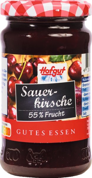 Hofgut Fruchtaufstrich Sauerkirsche 250g
