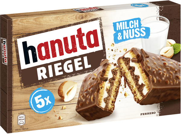 Hanuta Riegel 5 Riegel 172,5g