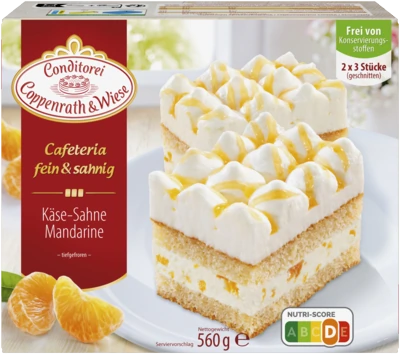 Conditorei Coppenrath & Wiese Cafeteria fein & sahnig Käse-Sahne-Mandarinen 500 g