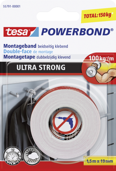 Tesa Powerbond Ultra Strong 19mm x 1,5m