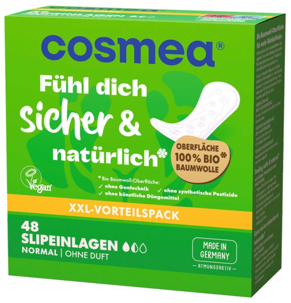 Cosmea Bio Slipeinlagen Normal 48 Stück