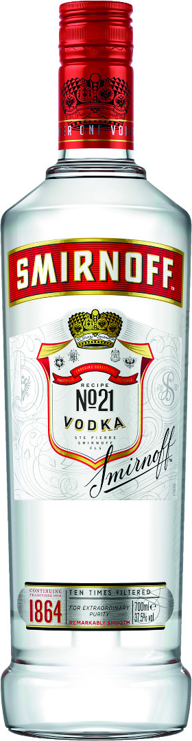 Smirnoff Red No. 21 Premium Vodka 37,5% vol. 0,7l