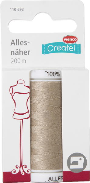 Wenco Garn beige 200m