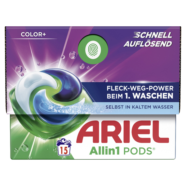 Ariel Flüssig All-in-1 Pods Color Flüssig 15 Waschladungen