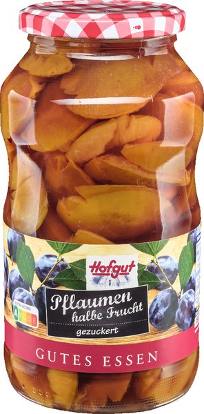 Hofgut Pflaumen halbe Frucht 720ml