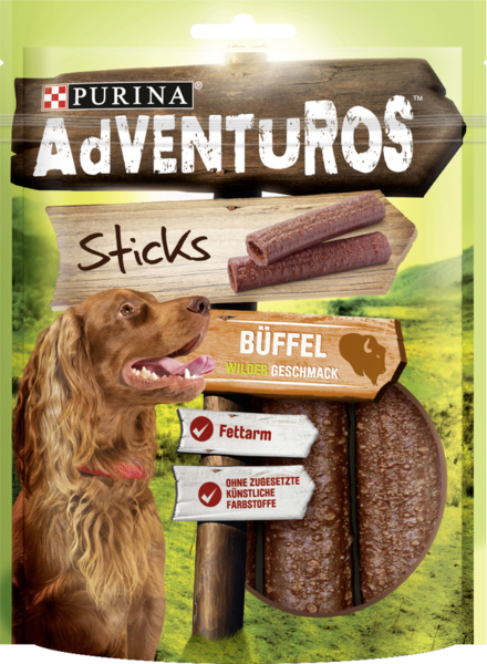 Purina Adventuros Hundeleckerlies mit wildem Büffelgeschmack 120g