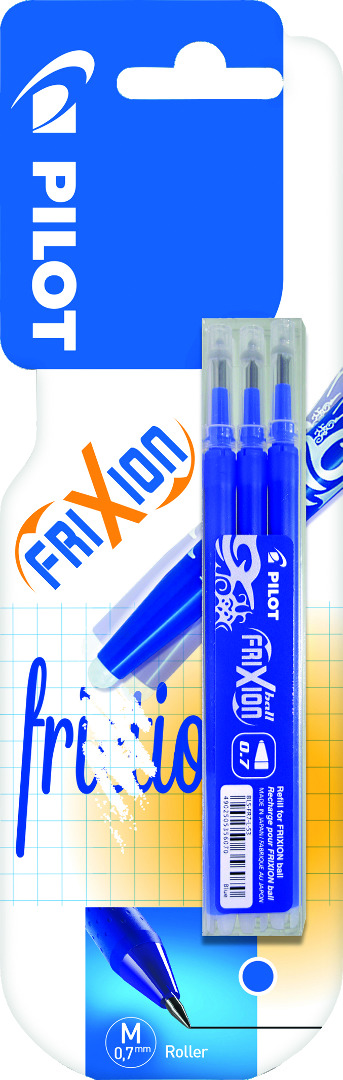 Frixion Ersatzminen blau 0,7mm 3 Stück