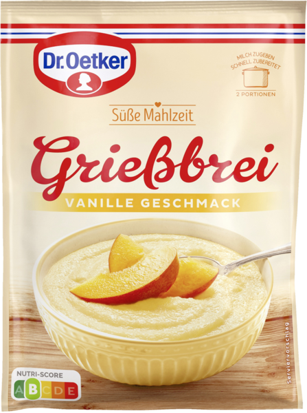 Dr.Oetker Süße Mahlzeit Grießbrei Vanille-Geschmack 90g