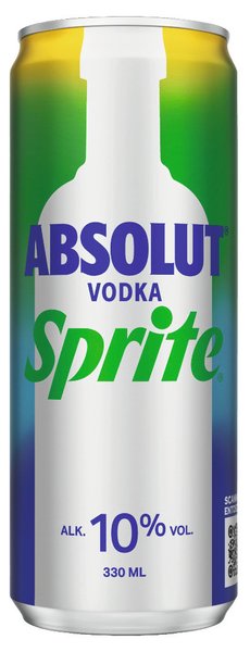 Absolut Vodka Sprite 10% 0,33l