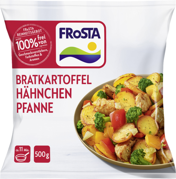 Frosta Bratkartoffel Hähnchen Pfanne 500g
