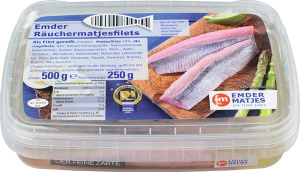 Emder Rauchmatjesfilets 500g