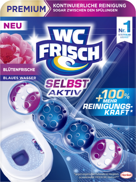 WC Frisch Selbst Aktiv Blauspüler Blütenfrische 50g