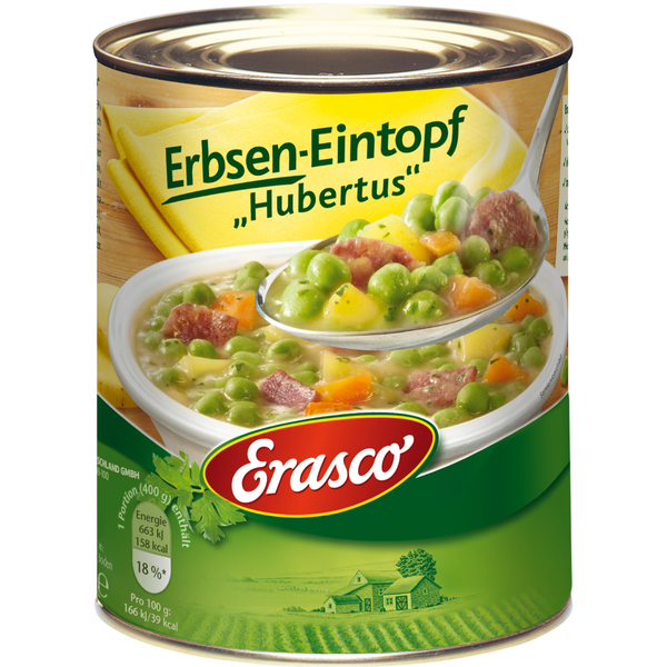 Erasco Erbsen-Eintopf Hubertus 800g