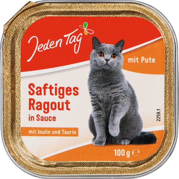 Jeden Tag Saftiges Ragout in Sauce mit Pute 100g