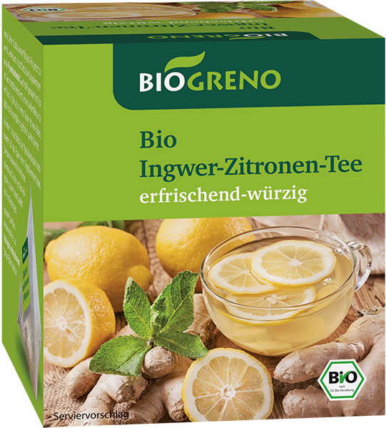 Biogreno Ingwer-Zitronen Tee 30g