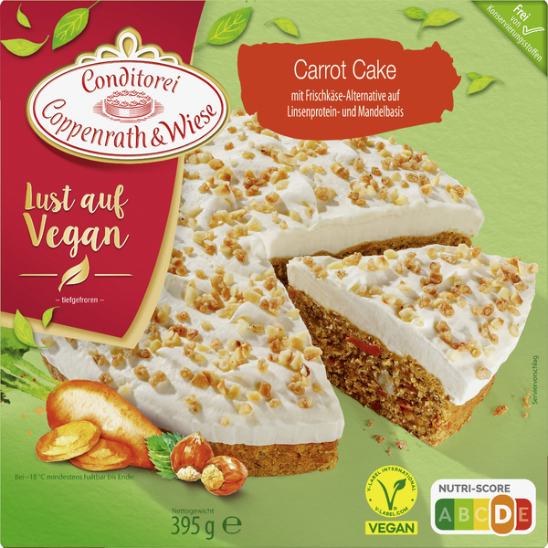 Conditorei Coppenrath & Wiese Lust auf Vegan Carrot Cake 395 g