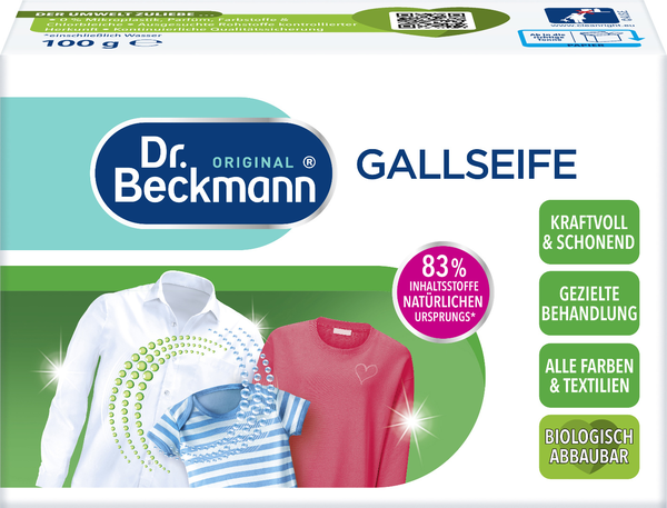 Dr. Beckmann Gallseifen-Stück 100g
