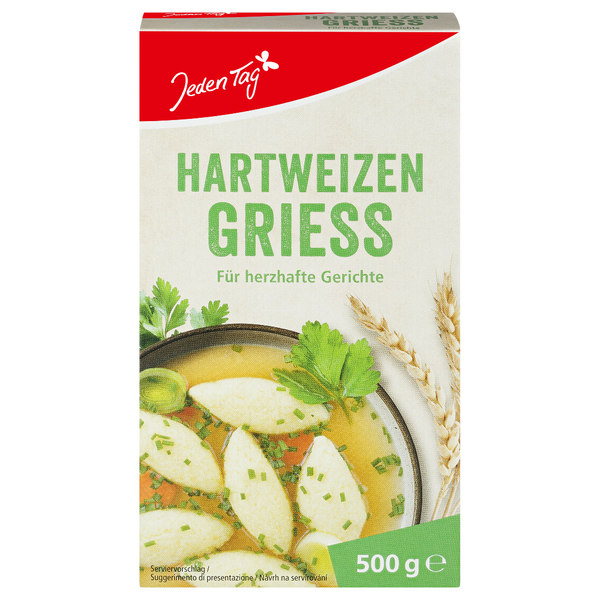Jeden Tag Hartweizengrieß 500g