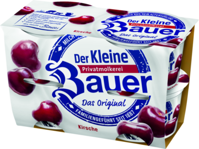 Bauer Fruchtjoghurt Kirsche 4x100g
