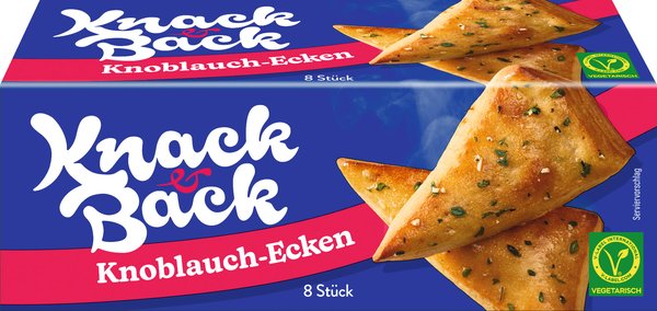 Knack & Back Knoblauch-Ecken 8 Stück 280g