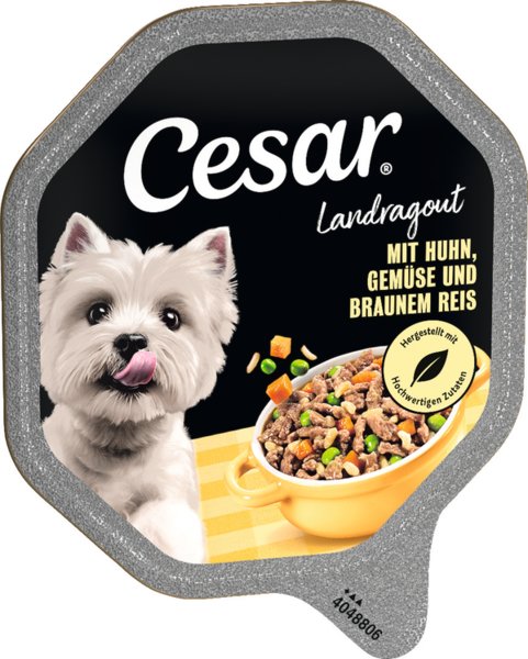 Cesar Landragout Huhn, Gemüse & Reis in Sauce 150g