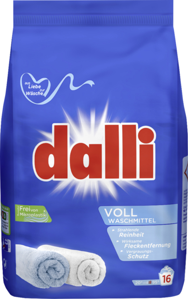 Dalli Vollwaschmittel 16 Waschladungen