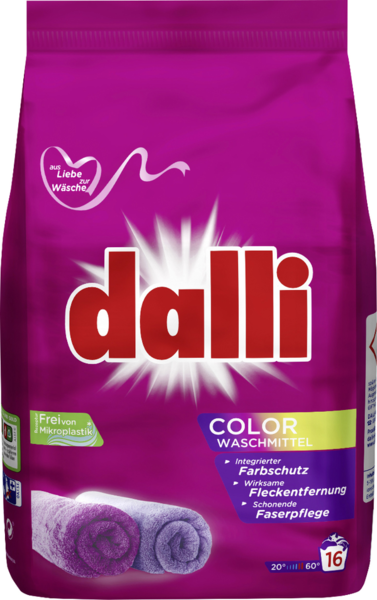 Dalli Colorwaschmittel 16 Waschladungen