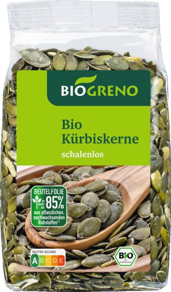 Biogreno Kürbiskerne schalenlos 250g