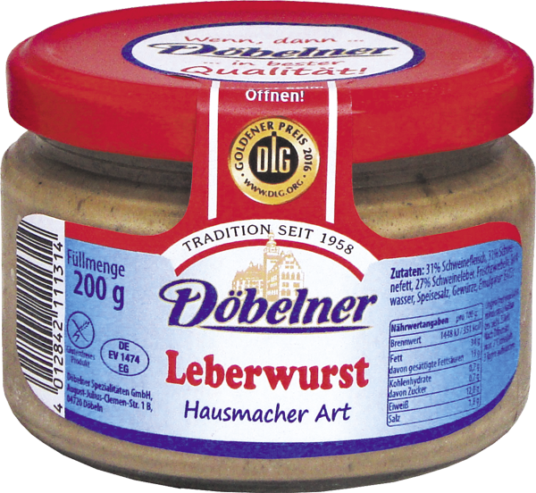 Döbelner Leberwurst Hausmacher Art 200 g