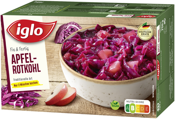 iglo Apfel-Rotkohl vegan 750g