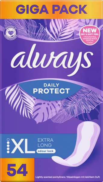 Always Daily Slipeinlagen Long Plus 54 Stück