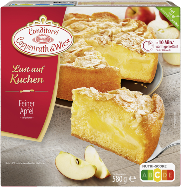 Conditorei Coppenrath & Wiese Lust auf Kuchen Feiner Apfel 580g