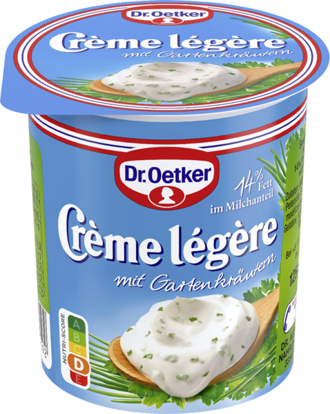 Dr.Oetker Crème légère Gartenkräuter 125g