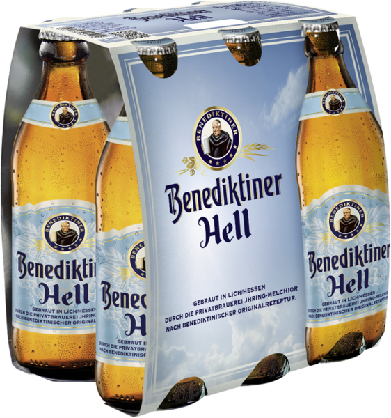 Benediktiner Hell 6/0,33l
