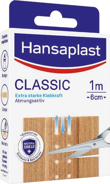 Hansaplast Classic Pflaster 1m x 6cm 10 Stück