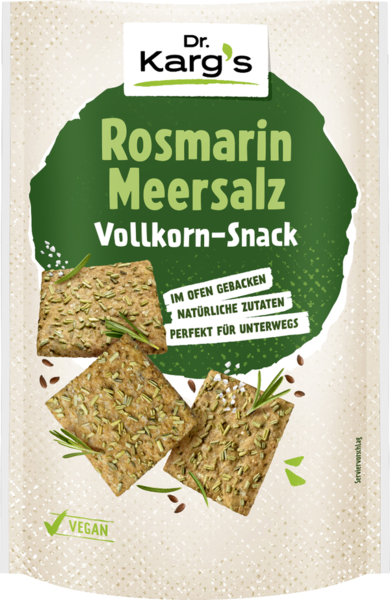 Dr. Karg's Rosmarin Meersalz Vollkorn-Snack 11g