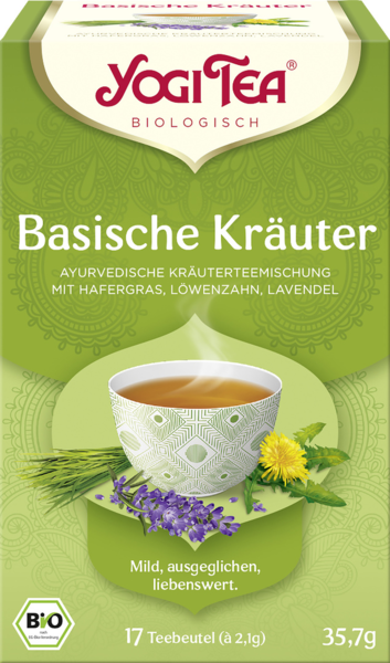 Yogi Tea Bio Kräutertee Basische Kräuter 17 Teebeutel 35,7 g