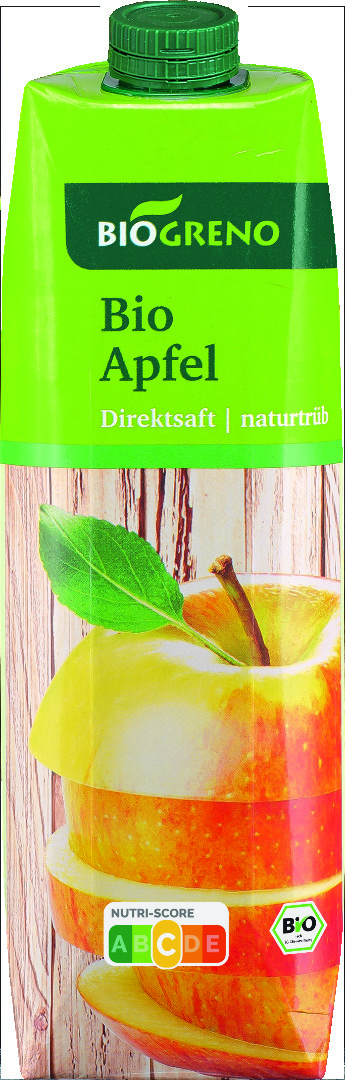 Biogreno Apfel Direktsaft naturtrüb 1l
