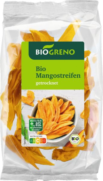 Biogreno Mangostücke getrocknet 100g