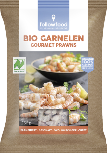 followfish Bio Gourmet Prawns 256g