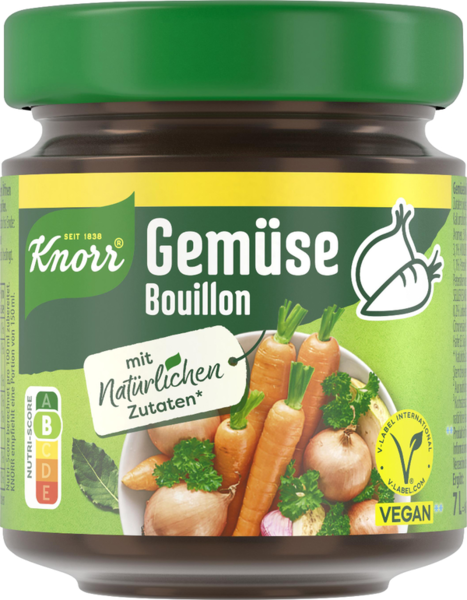 Knorr Gemüse Bouillon ergibt 7l