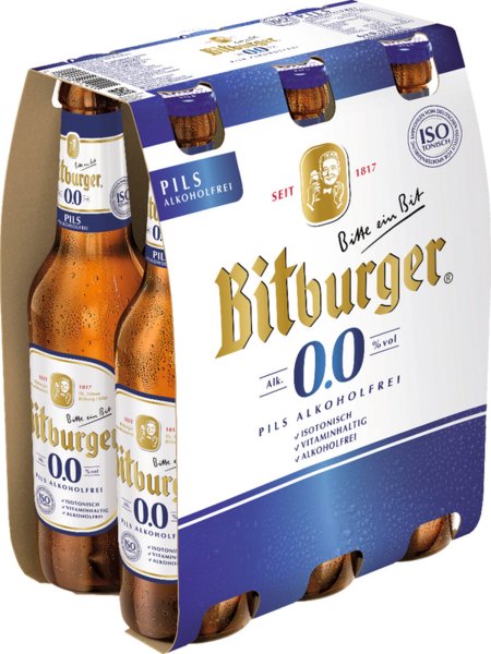 Bitburger Alkoholfreies Pils 0,0% 0,33l