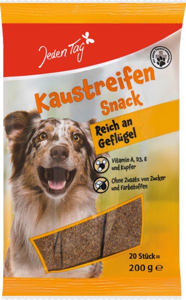 Jeden Tag Kaustreifen Geflügel 200g