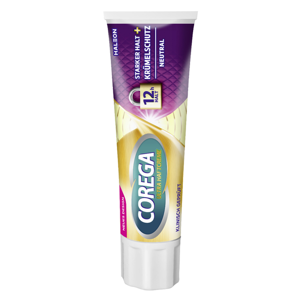 Corega Haftcreme Starker Halt + Krümelschutz 40g