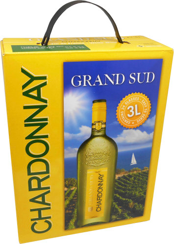 Grand Sud Chardonnay Weißwein trocken Bag in Box 3l