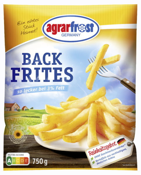 Agrarfrost Backfrites 750g