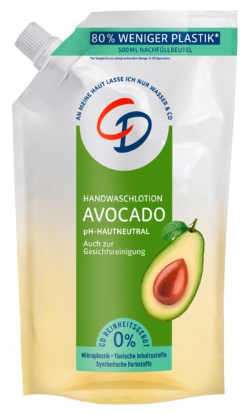 CD Handwaschlotion Avocado Nachfüllbeutel 500ml