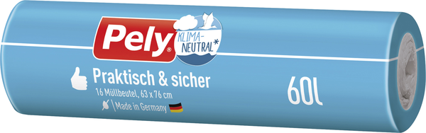Pely Müllbeutel 60l 16 Stück