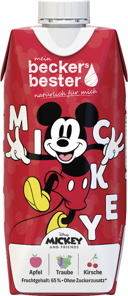 beckers bester Disney Apfel-Traube-Kirsche 0,33l